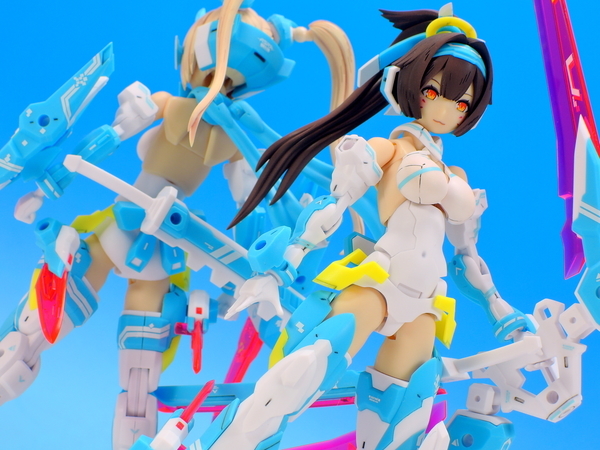 メガミデバイス 朱羅 弓兵 蒼衣 を作る その3 - YOの玩具箱