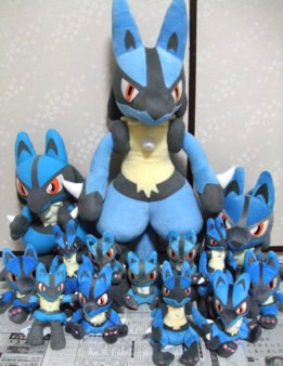 ルカリオ リオル ポケドール ぬいぐるみ セット 2005年 2009年