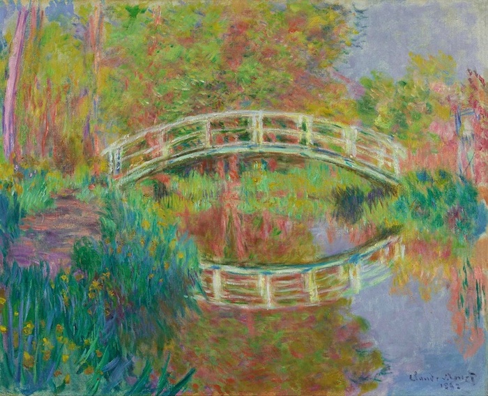 クロード・モネ《睡蓮の池、緑のハーモニー》〜誰も渡らない橋に、人の