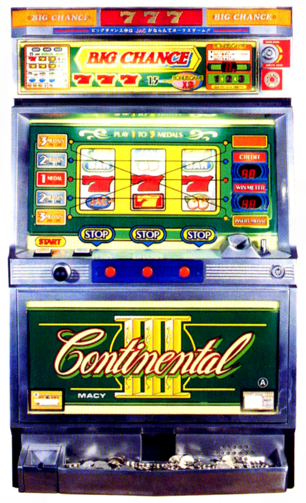 メーシー販売「コンチネンタルⅢ」の筺体＆スペック＆情報