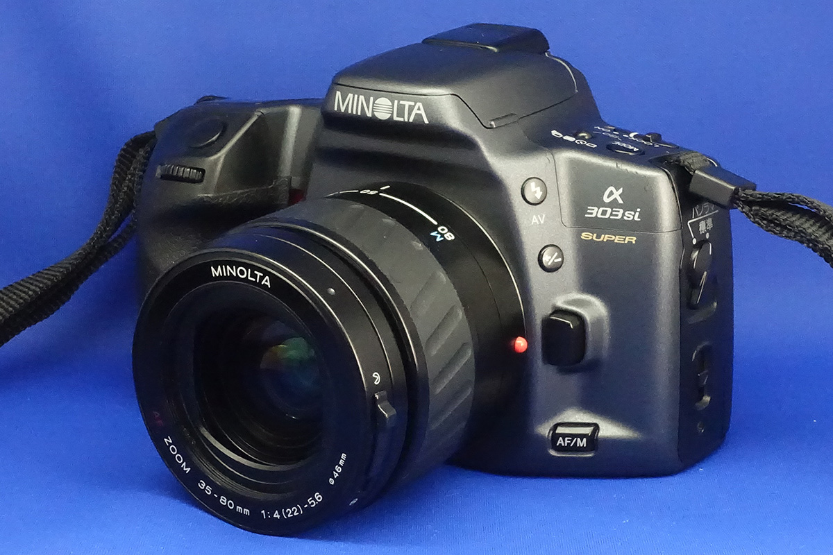 MINOLTA a-303si & レンズAF TELEPLUS MC7 MINOLTA a-303si & レンズAF