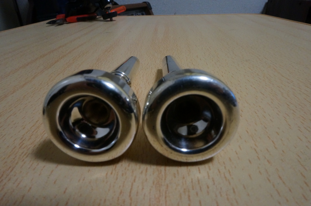 トランペット マウスピース YAMAHA 11B4 - 金管・木管楽器初心者の