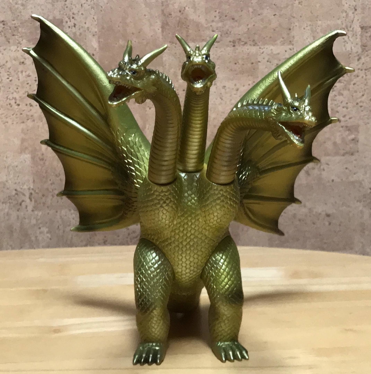 当時物 ブルマァク キングギドラ ソフビ 怪獣 ゴジラ キングギドラ