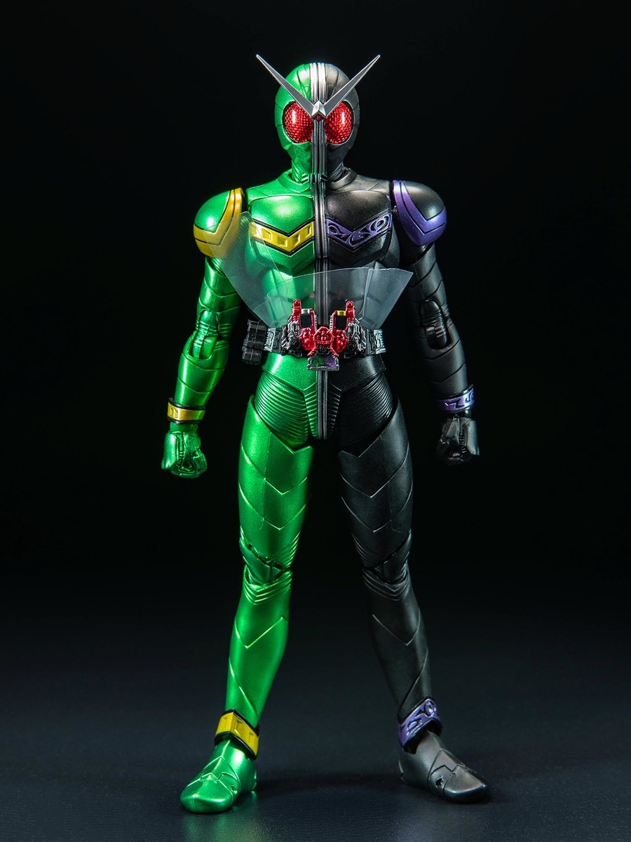 仮面ライダーW サイクロンジョーカー 菅田将暉 フィギュア SHF 真骨彫 黒緑