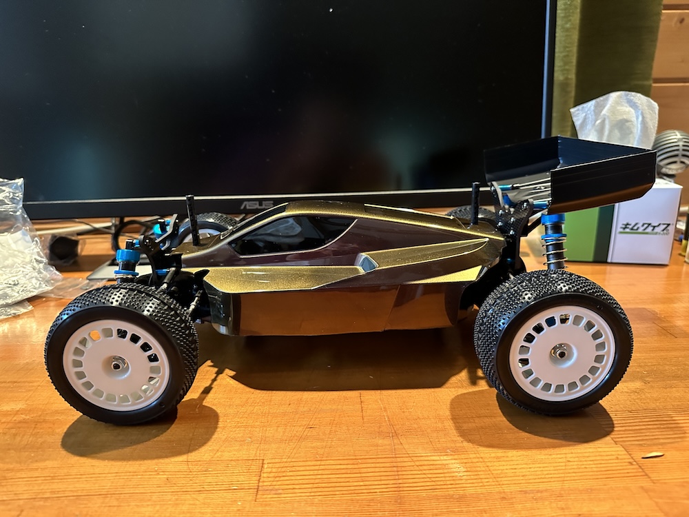 タミヤ TT02B ネオスコーチャー + 塗装済ボディ + クリアボディ タミヤ