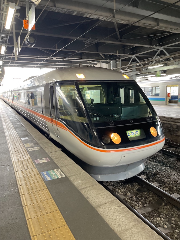 使用済 国鉄 切符 マルス券 特別急行券 しなの 7号 2枚セット 松本