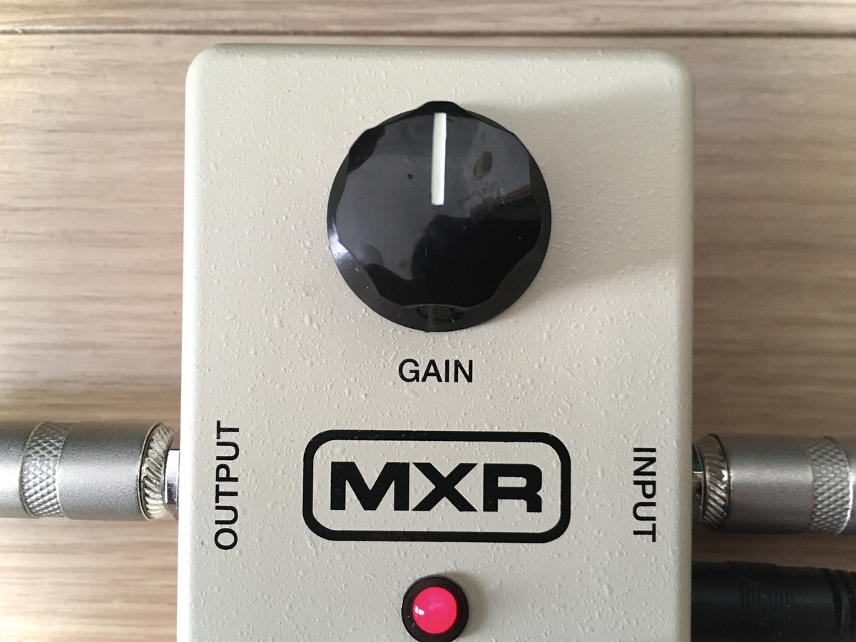 ハリとツヤが出るプリアンプ】MXR Micro Amp マイクロアンプ【review