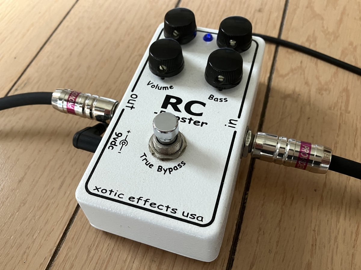 Xotic RC Booster エキゾチック ブースター 手描きシリアル10133 初期