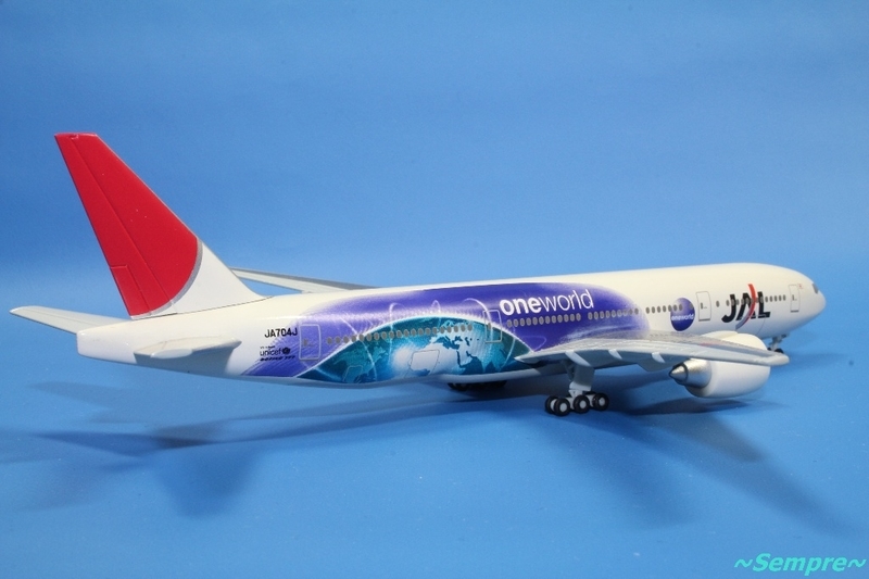 JALUX JAL B777-200ER JA704J One World塗装 1/400スケール - ～Sempre～