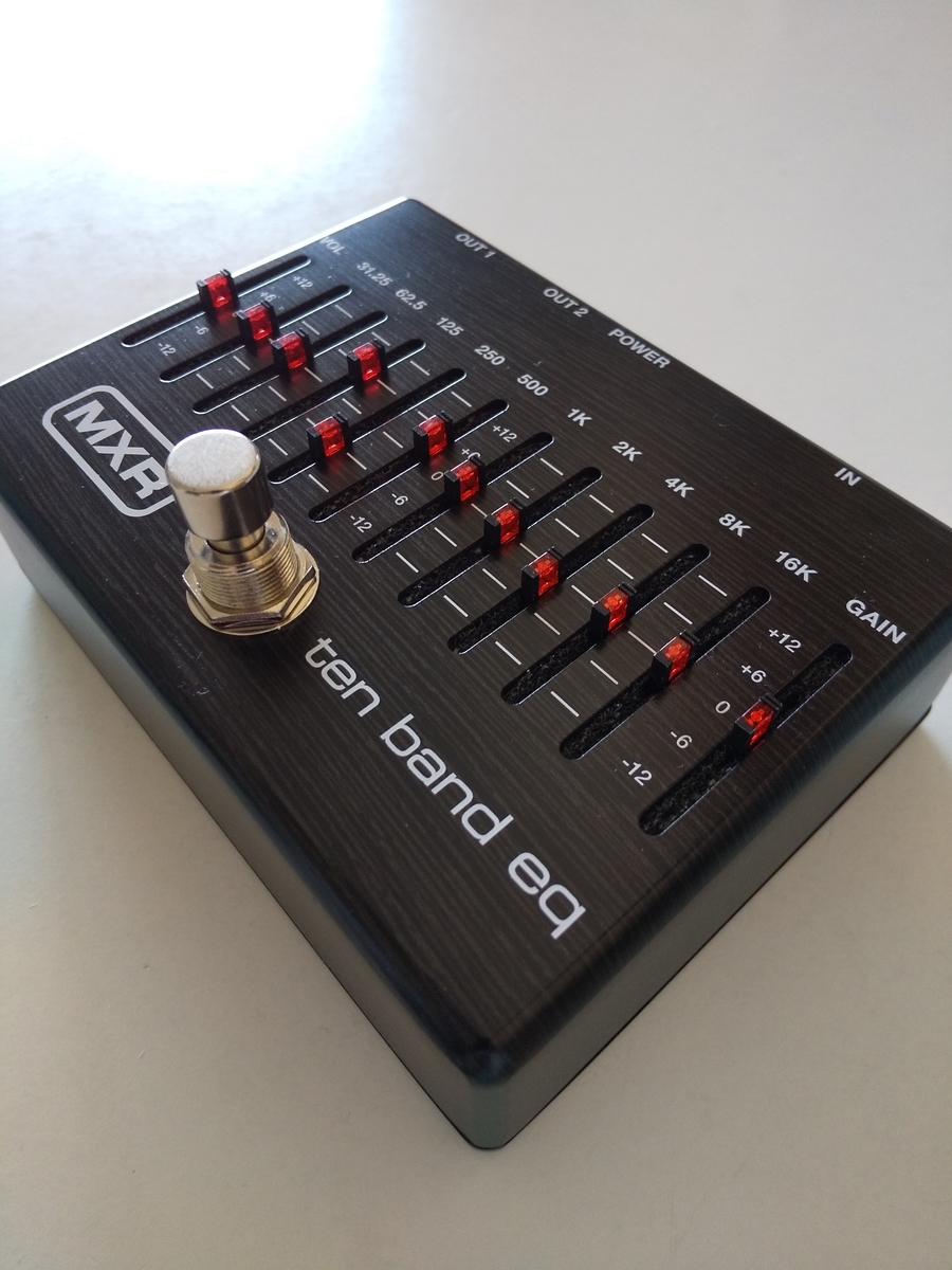 MXR M108SE 10 Band EQ （MXR M108S）レビュー - JG251 blog