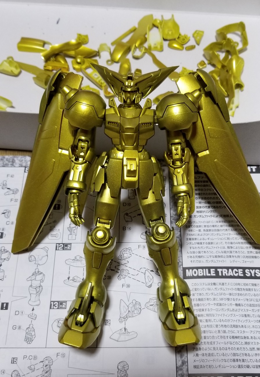 MG マスターガンダム制作&改修日記(2) - かるまお父さんのほぼガンプラ日記