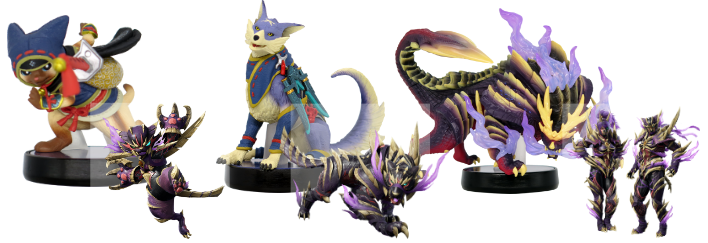 amiibo アミーボ モンスターハンター 5体セット amiibo アミーボ