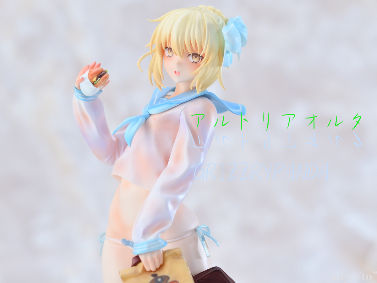 FGO 塗装済み完成品ガレージキット マシュ ギルガメッシュ アルトリア