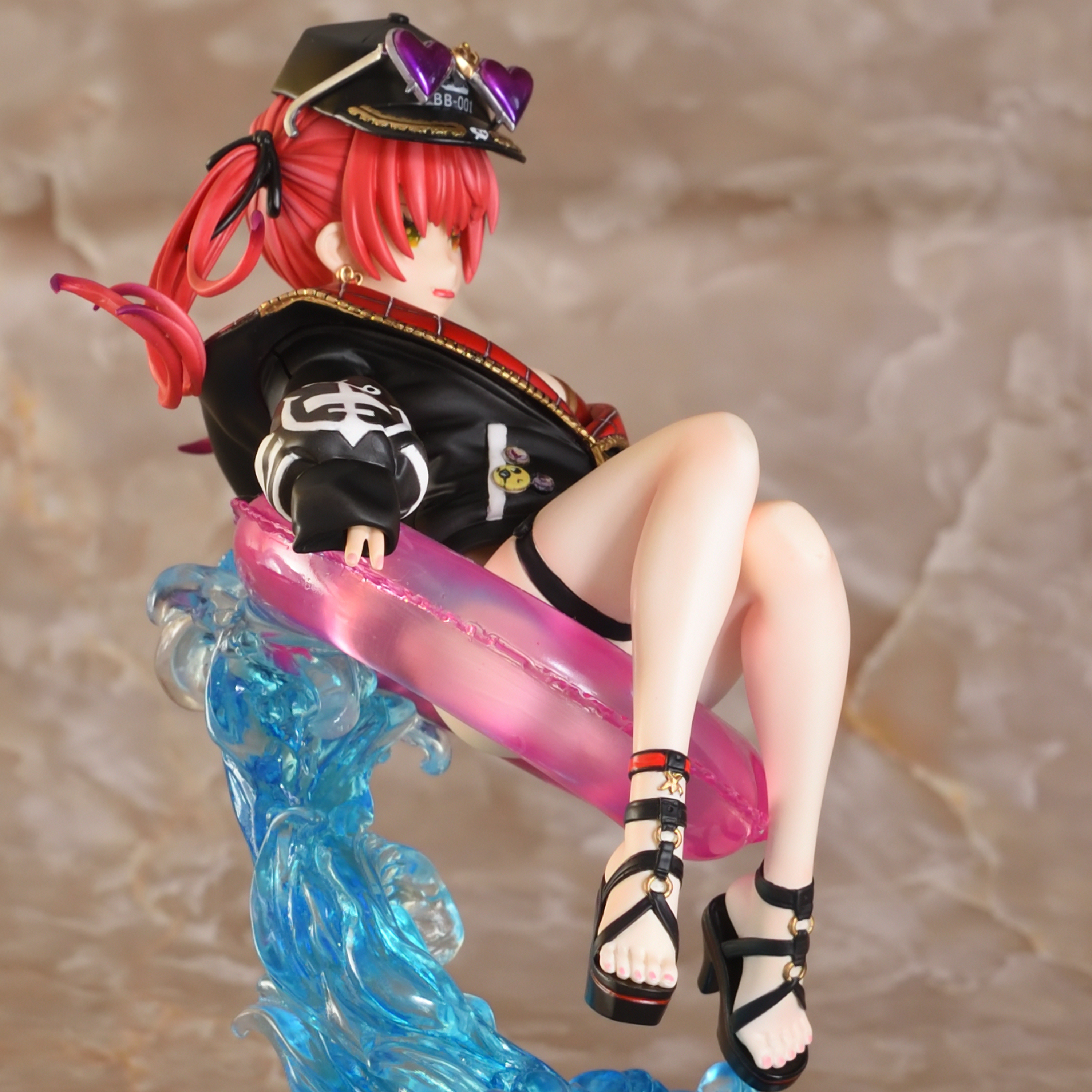 ホロライブ宝鐘マリン推し様ミニ四駆MSフレキ完成品