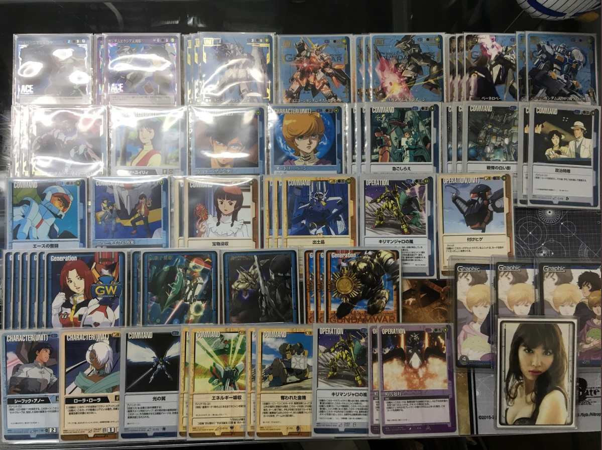 ガンダムウォー 茶 中速MF投棄デッキ サイド付き ガンダムウォー 茶 中速MF