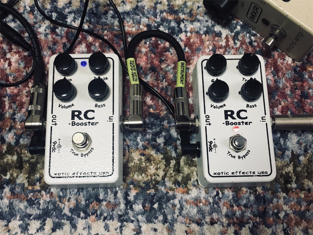 xotic / RC booster 初期・後期の比較レビュー - △▽エフェクター