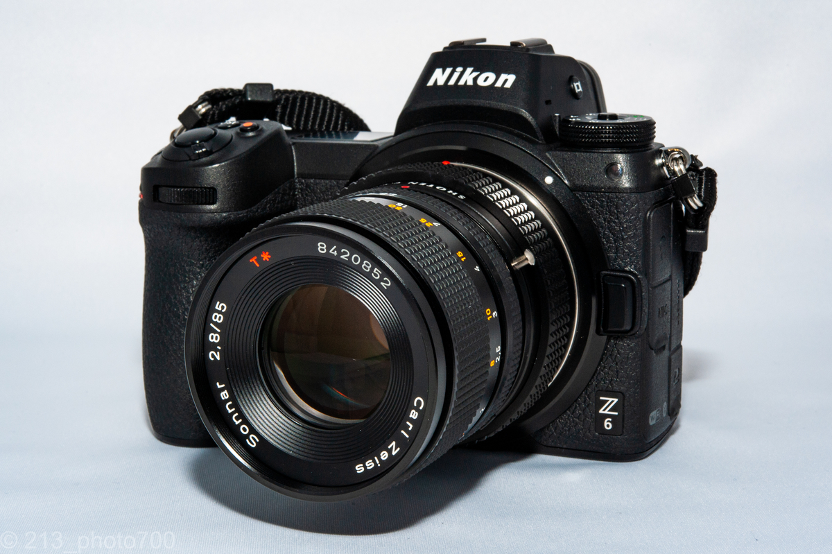 機材紹介 CONTAX Carl Zeiss Sonnar T* 85mm F2.8 MMG （前編