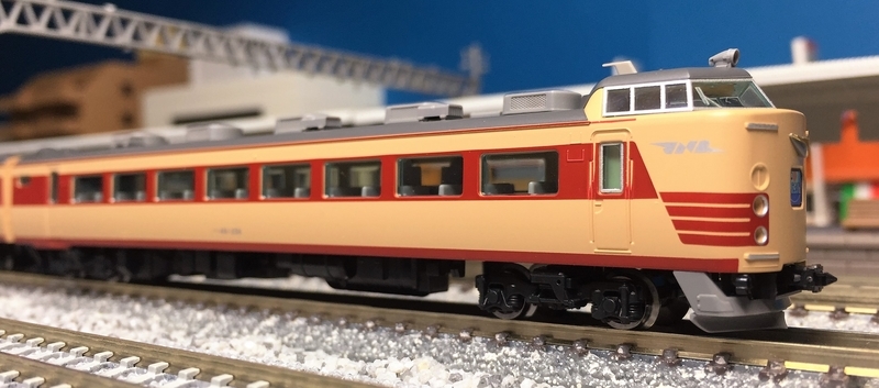 TOMIX 485系Do32編成・復活国鉄色 入線 - 休日の屋根裏