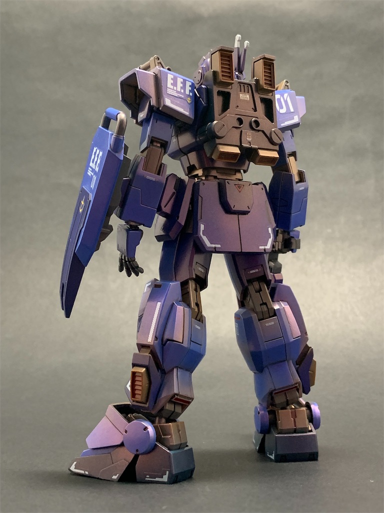 HGUC 1/144 ブルーディスティニー1号機EXAM 完成 - クラフト粒子散布中