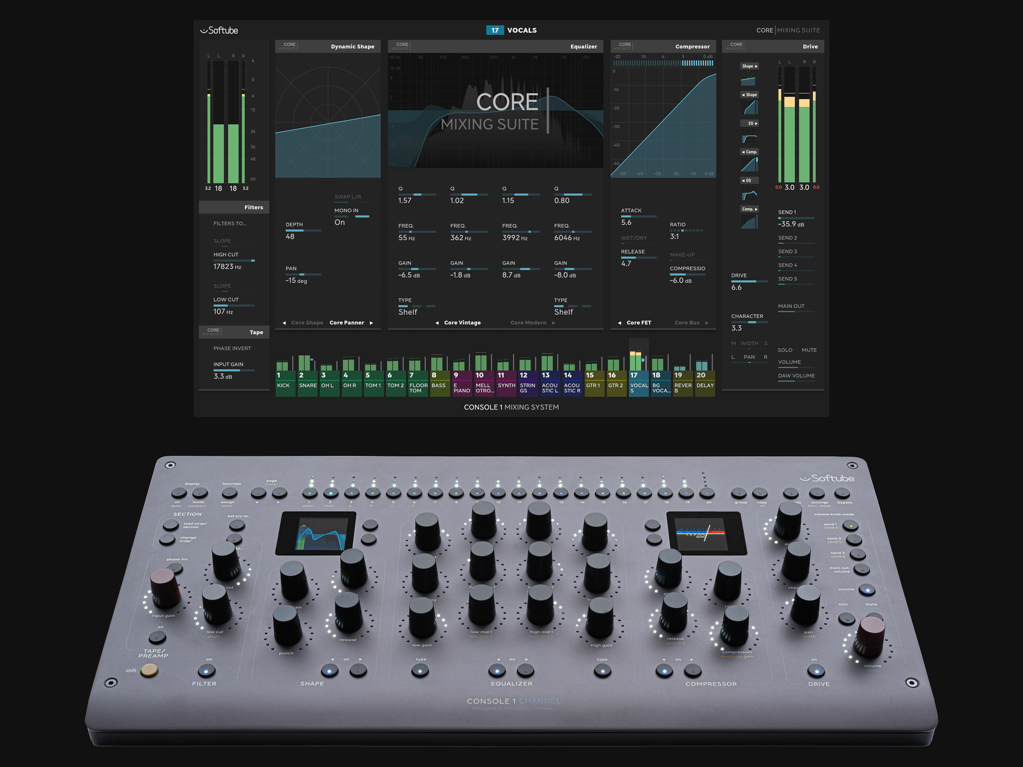 Softube Console 1 Channel MkIII〜高価なアウトボードのタッチを再現