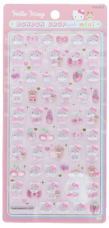 サンリオ】ボンボンドロップシールmini｜2026年1月発売の新作全8種