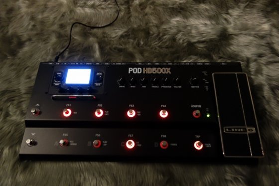 LINE6 名機POD HD500Xギター、ベースマルチエフェクター LINE6 名機POD