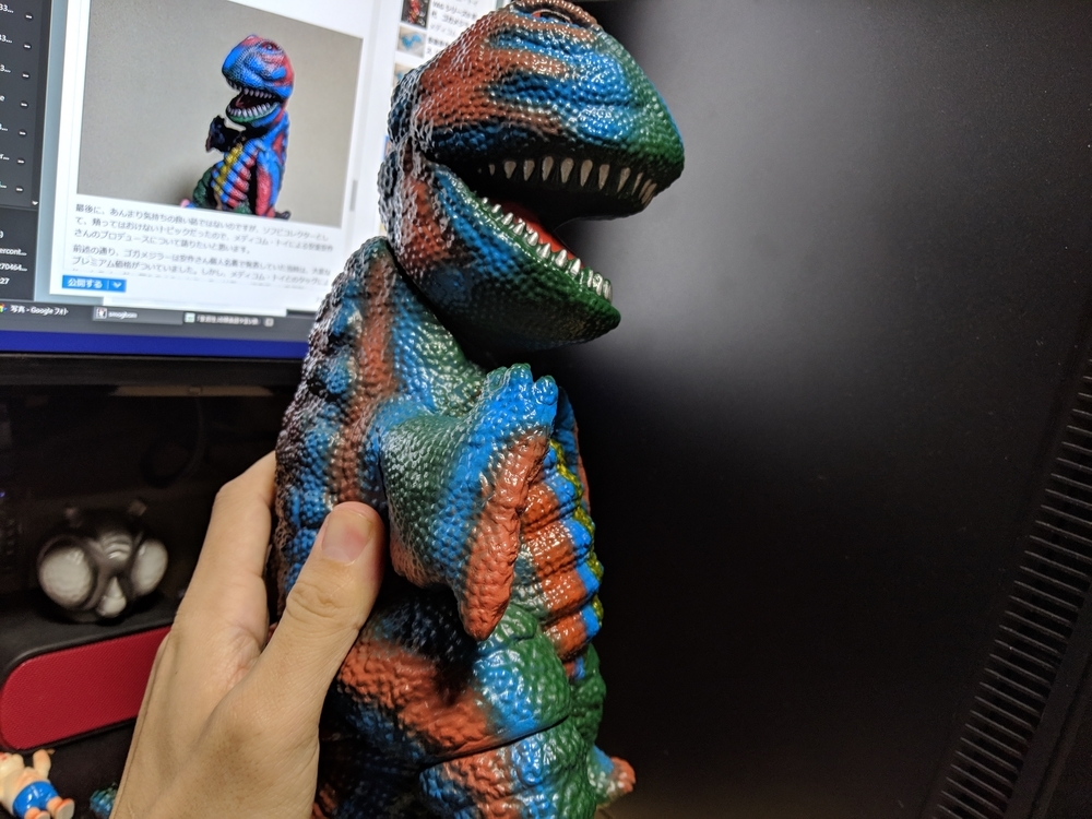 メディコムトイ / 安楽安作劇場:ゴガメジラー[グリーン]〈+Eng sub