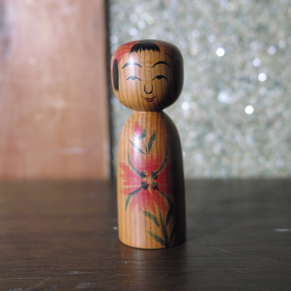 こけし 肘折系 / 鈴木征一工人 杉材2寸 - smogbom