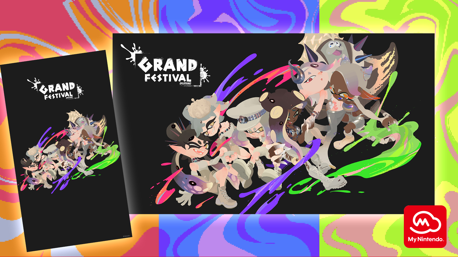 Gear up for the Splatoon 3 Grand Festival in-game event with new t
