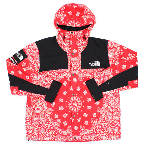 Supreme x North Face Bandana Mountain Parka 赤 サイズ Medium