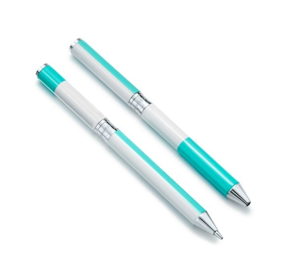 ティファニー◇ボールペン シャーペン2本セット 925 14K 磨き済