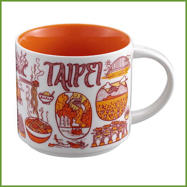 台湾スターバックス（Starbucks）マグカップ ご当地 台北 14oz