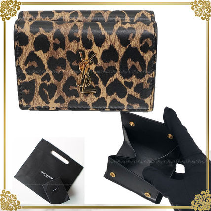 ☆SAINT LAURENT☆ サンローラン 長財布 レオパード 豹柄 クーポン有