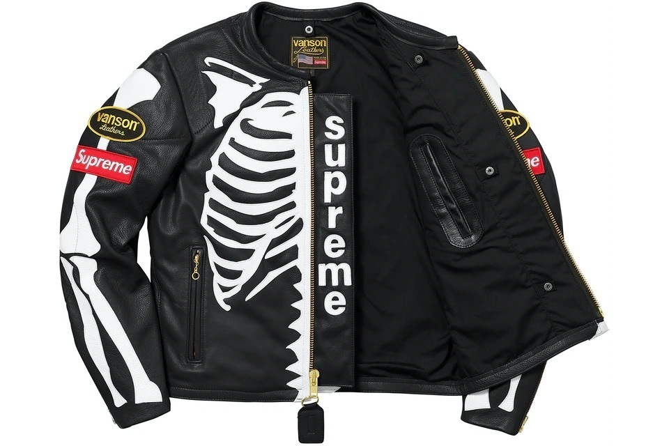 Supreme Vanson Leather Bones Jacket シュプリーム 革ジャン (Supreme