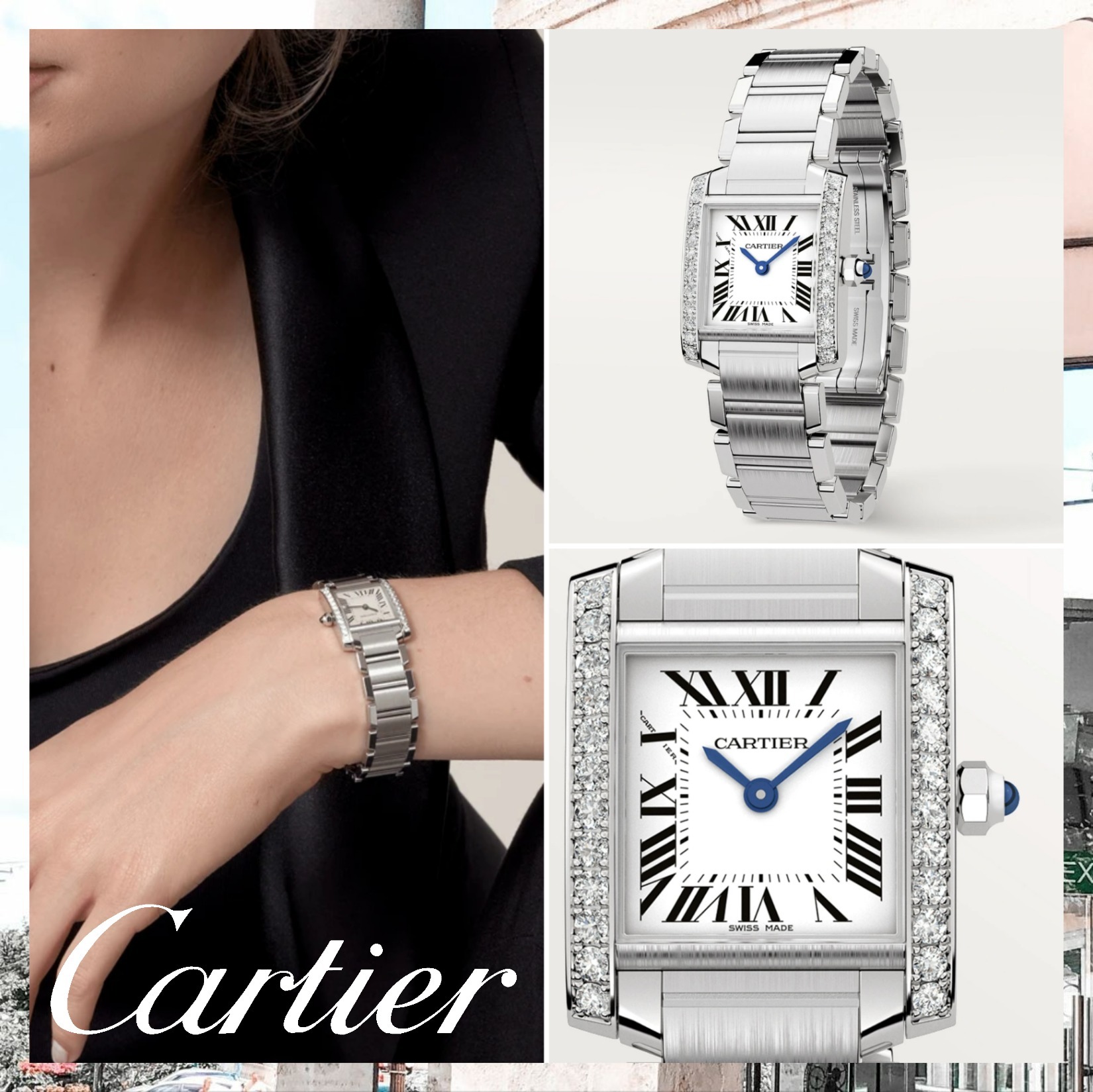 Cartier アーチ型置時計 Cartier アーチ型置時計 スイス製 Cartier