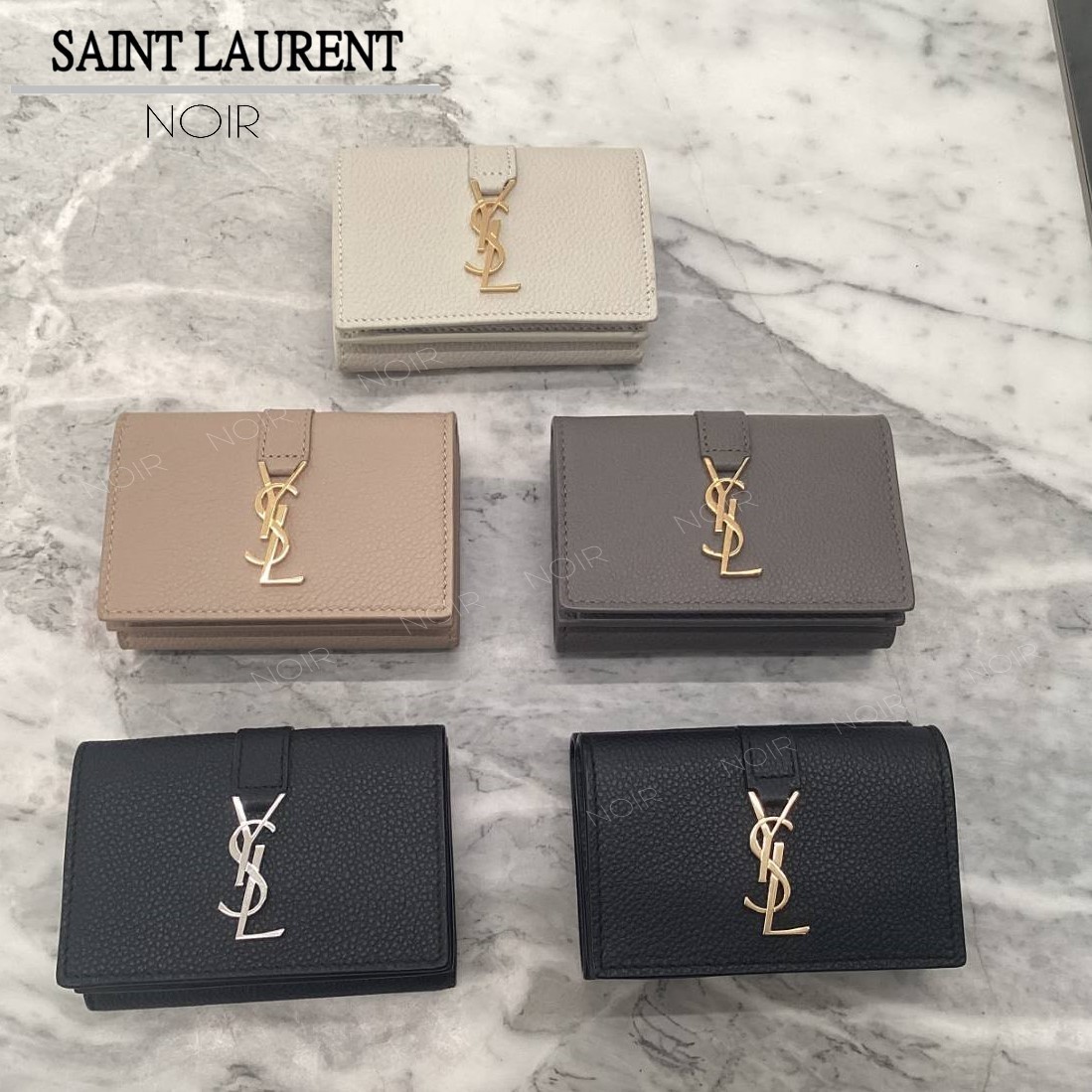 国内即発 SAINT LAURENT YSL オリガミ タイニーウォレット (Saint