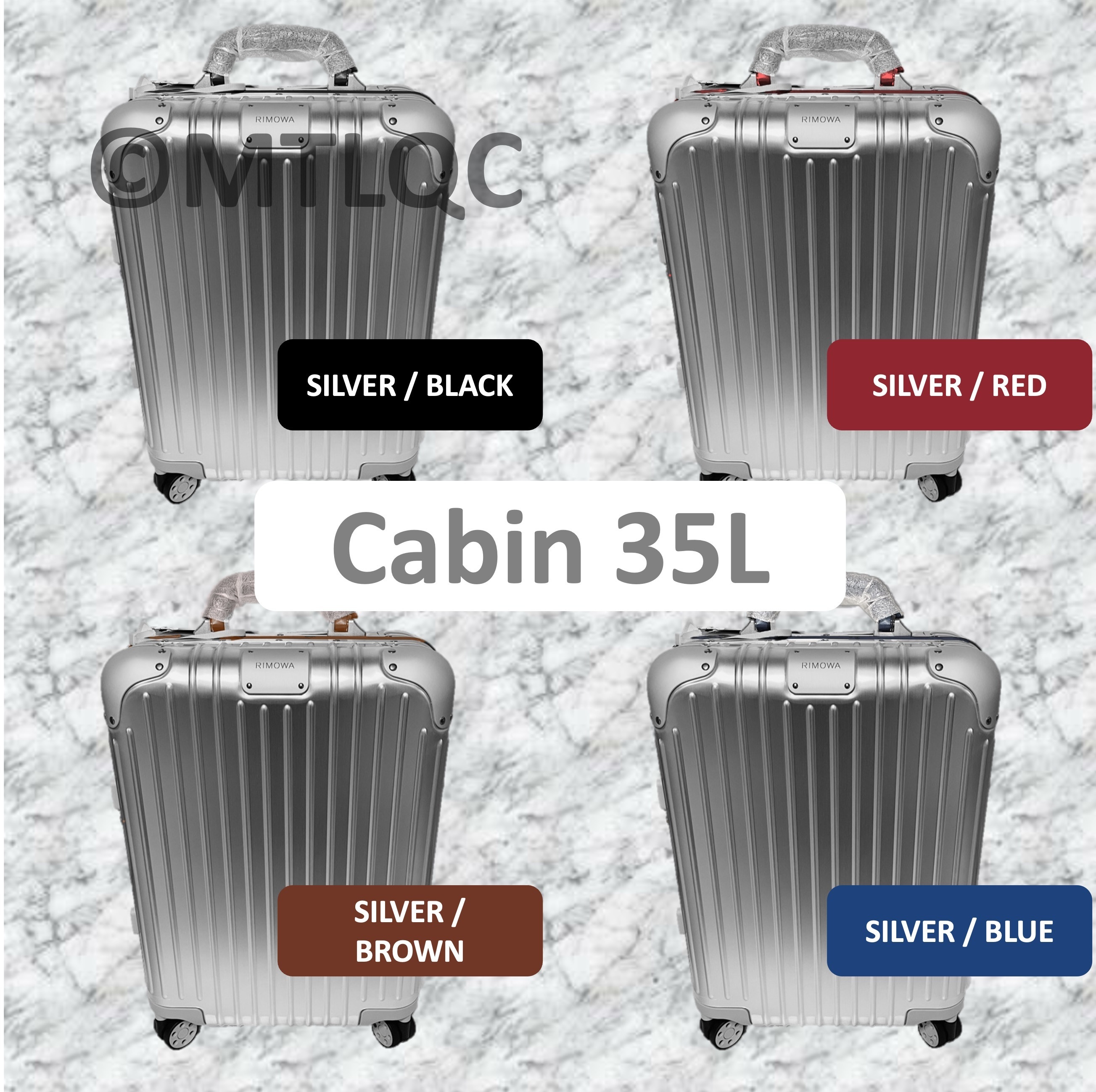 RIMOWA Original キャビン ツイスト シルバー＆ブラック 生涯保証