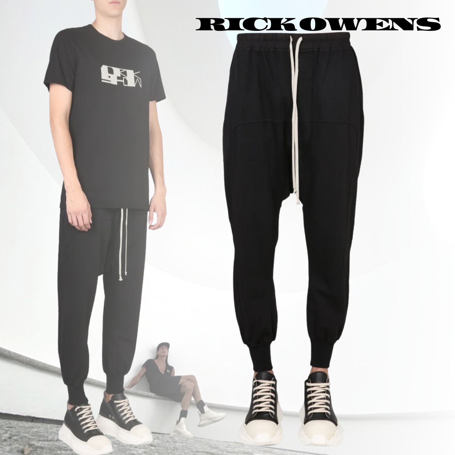 RICK OWENS DRKSHDW Prisoner Drawstring Pants パンツ (RICK OWENS