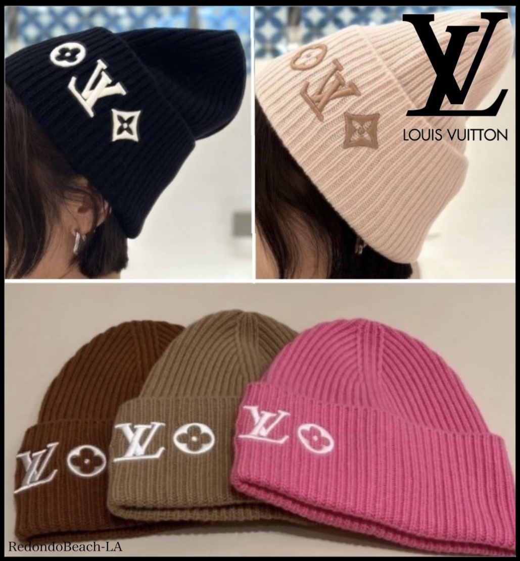 寒い日も楽しみが倍増】LOUIS VUITTON☆LV Beanie ニット帽 (Louis