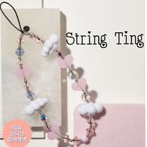 正規品stringtingカラフルビーズの雲ストラップとステッカー ビーズ