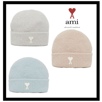 アミパリス ピンク ニット帽