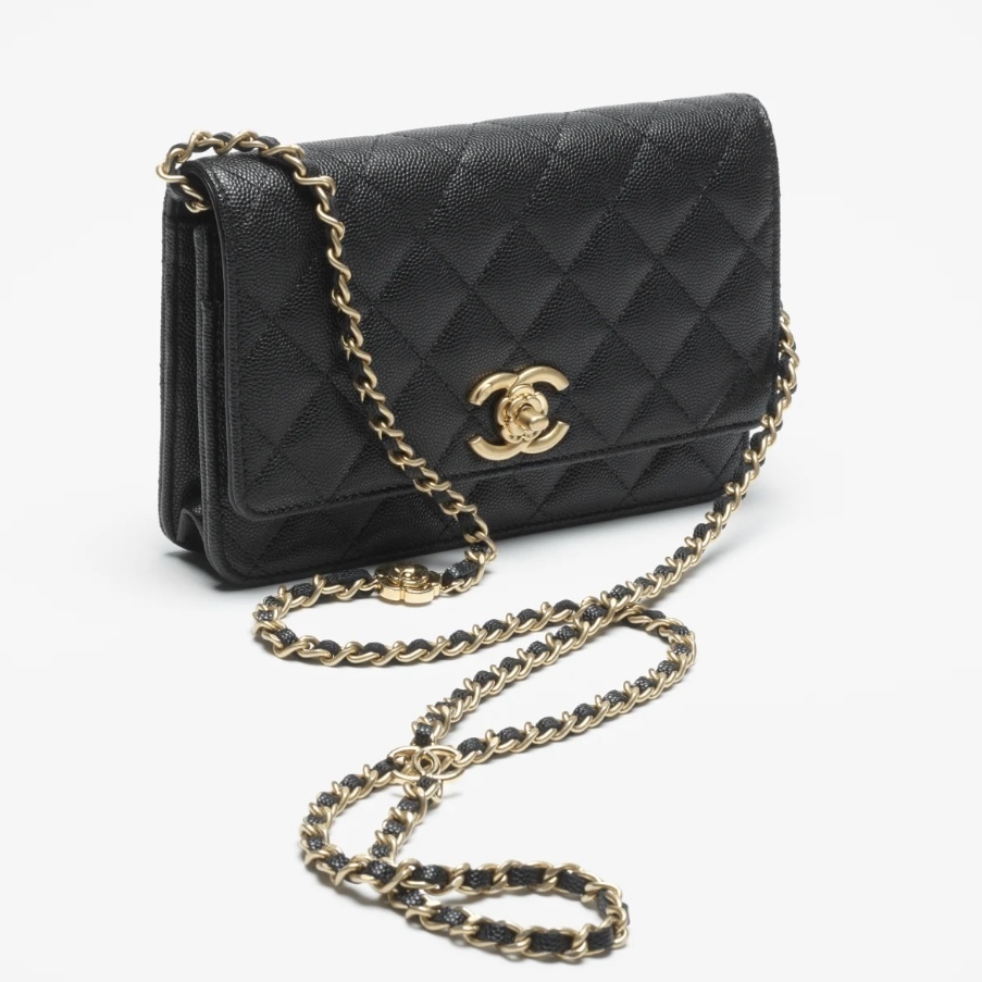 ☆カメリア☆CHANEL 23AW カメリア チェーンウォレット (CHANEL