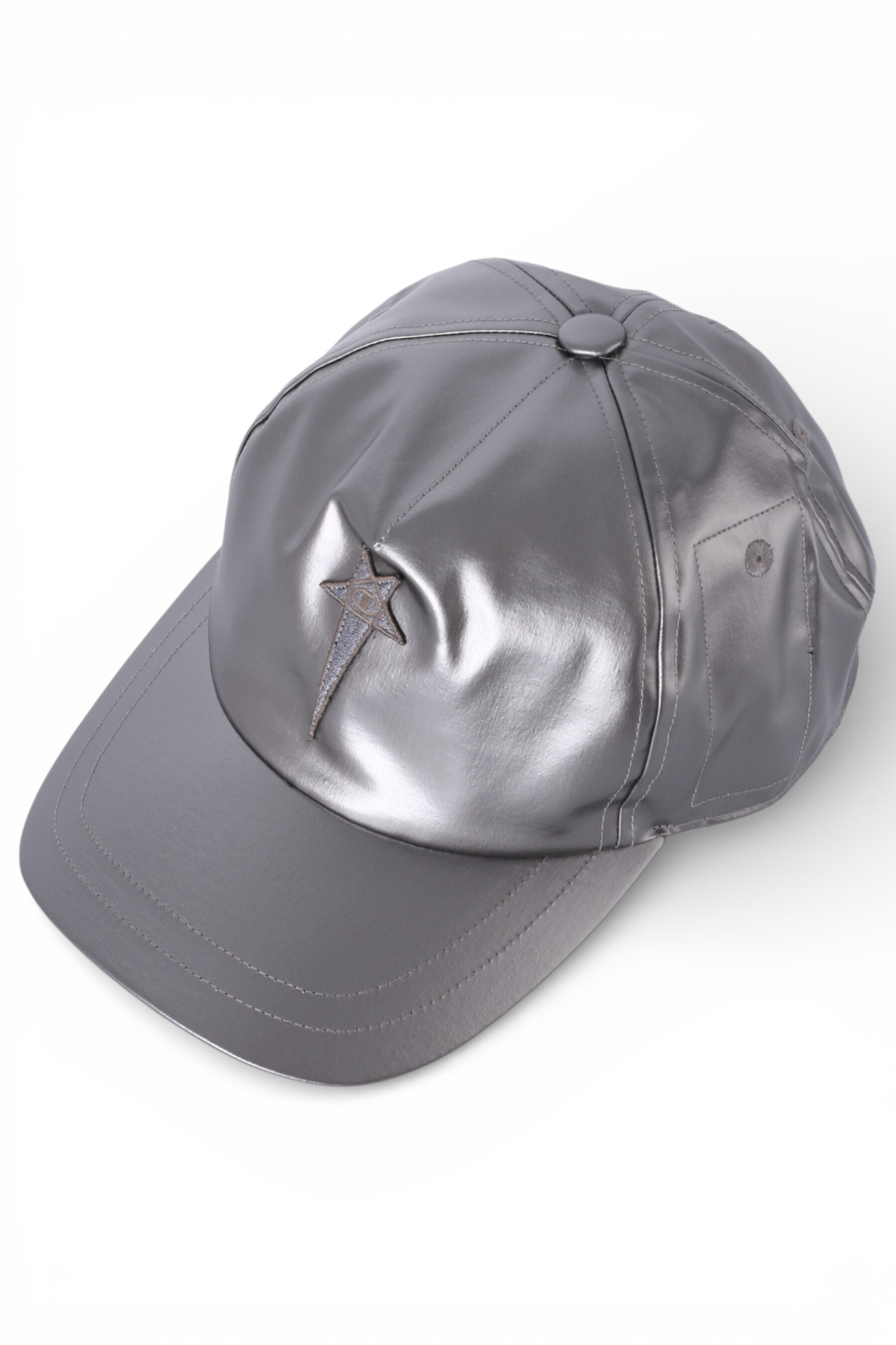 RICK OWENS X CHAMPION | NYLON BASEBALL CAP SILVER キャップ (RICK
