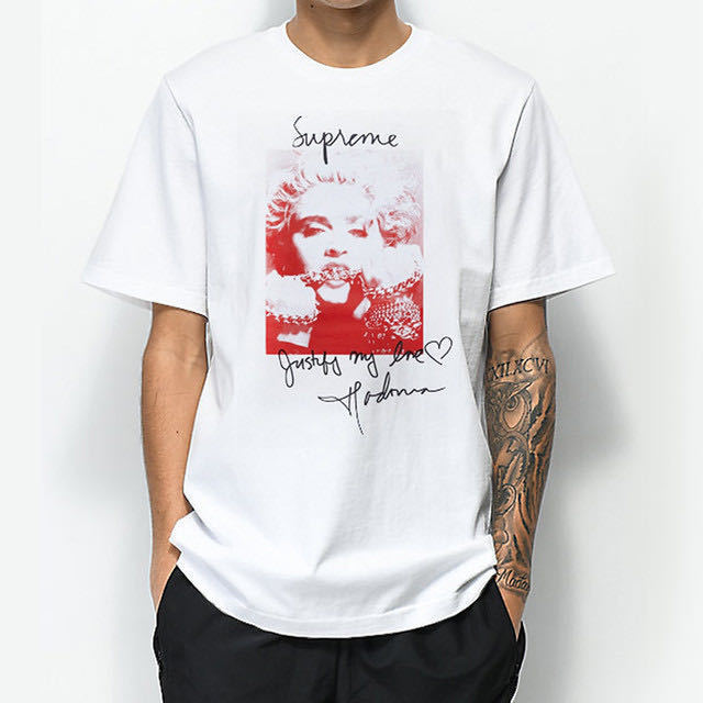 ☆キムタク着用☆送関込☆入手困難☆Supreme マドンナ Tシャツ