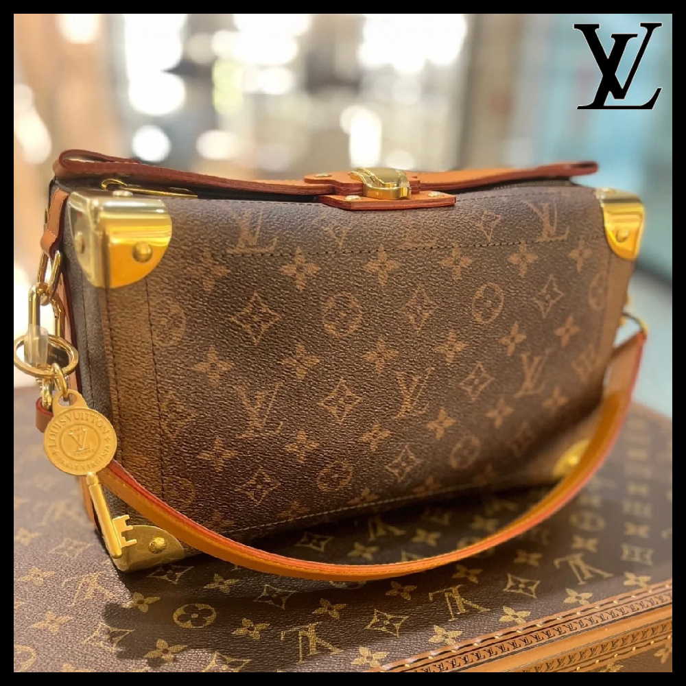 ルイ・ヴィトン モノグラム トランク 3点 ブラウン トランクタワー