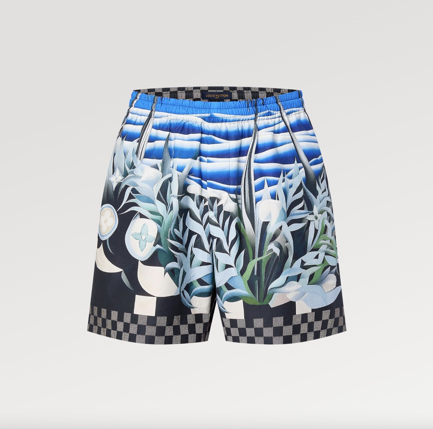 新品未使用タグ付き ルイヴィトン ダミエ スイムパンツ メンズ 水着 夏