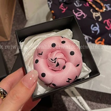 CHANEL シャネル CCロゴ カメリア コサージュ ブローチ 箱付き CHANEL