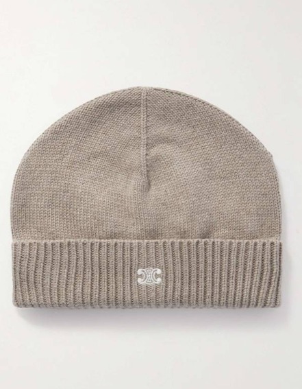 CELINE セリーヌ トリオンフ ニット帽 ビーニー ウール&カシミア