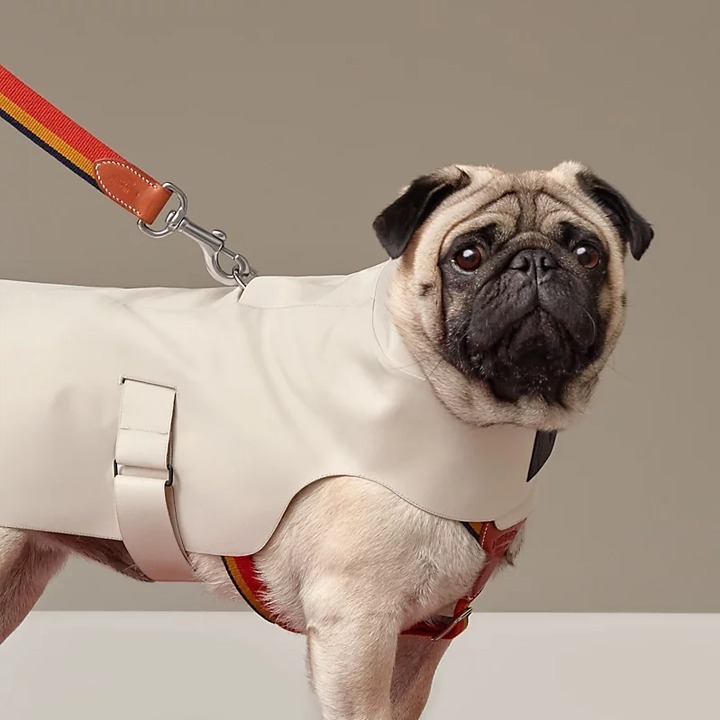 HERMES ドッグウェアレインケープ犬服リードハーネス