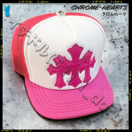 クロムハーツ メッシュキャップ ピンク